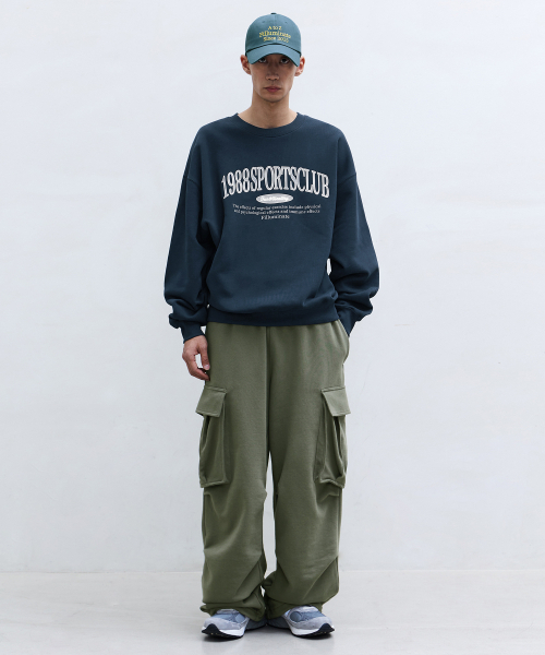 F.ILLUMINATE(フィルミネイト)の「スポーツクラブスウェットシャツ-ネイビー(スウェット・レディース・その他・LARGE/SMALL/MEDIUM)」の4枚目の写真