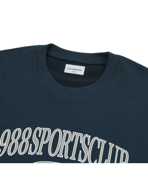 F.ILLUMINATE(フィルミネイト)の「スポーツクラブスウェットシャツ-ネイビー(スウェット・レディース・その他・LARGE/SMALL/MEDIUM)」の9枚目の写真