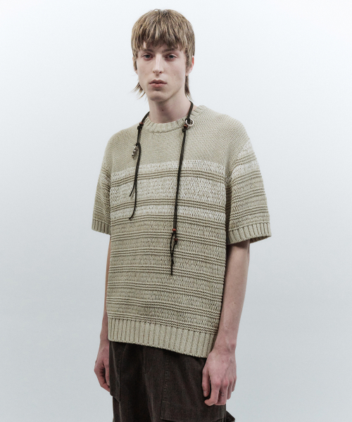 Stripe Puck Cluneckt Night Aerogreen — рубашка‑клуб (Striped)