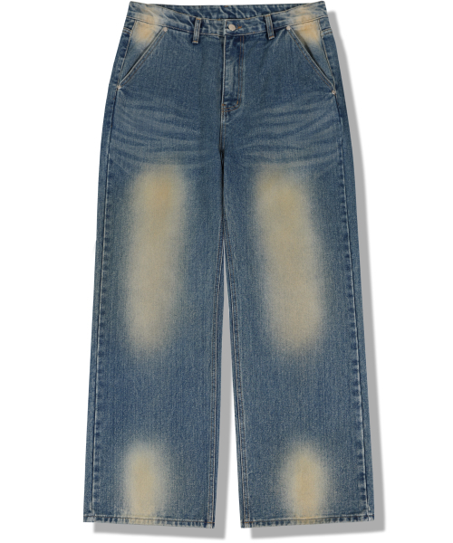 GUBIN(グビン)の「レトロウォッシングデニムパンツ(デニムパンツ・レディース・その他・MEDIUM/LARGE/SMALL)」の1枚目の写真
