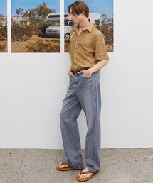 TRIP LE SENS（トリップ ル センス）の「グレイシーワイドジーンズ_ヴィンテージグレー（デニムパンツ）」