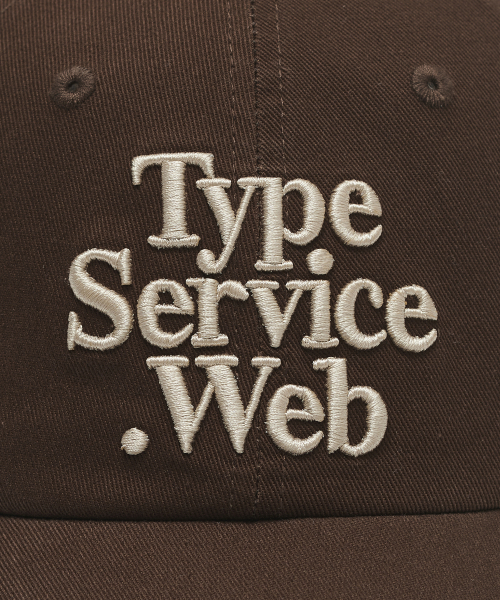 TYPESERVICE（タイプサービス）の「Typeservice Web Cap [Brown]（キャップ・レディース・その他・FREE）」の2枚目の写真