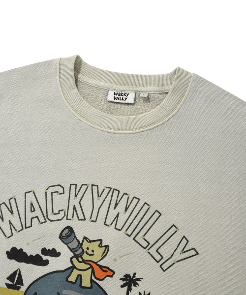 Wacky WiLLy(ワッキーウィリー)の「キキウォッシンググラフィックスウェットベージュ(スウェット・レディース・その他・SMALL/MEDIUM/LARGE/X-LARGE)」の4枚目の写真