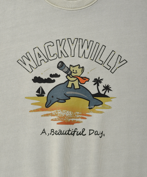 Wacky WiLLy(ワッキーウィリー)の「キキウォッシンググラフィックスウェットベージュ(スウェット・レディース・その他・SMALL/MEDIUM/LARGE/X-LARGE)」の5枚目の写真