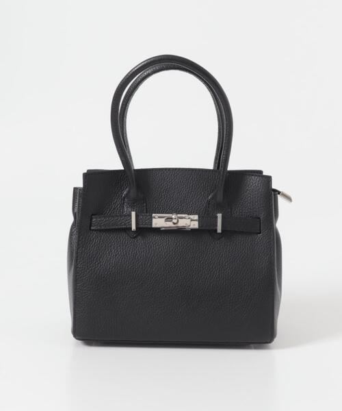 URBAN RESEARCH ROSSO WOMEN（アーバンリサーチ　ロッソ）の「AULENTTI　ベルト付バッグ（ハンドバッグ・レディース・ブラック・FREE）」の2枚目の写真