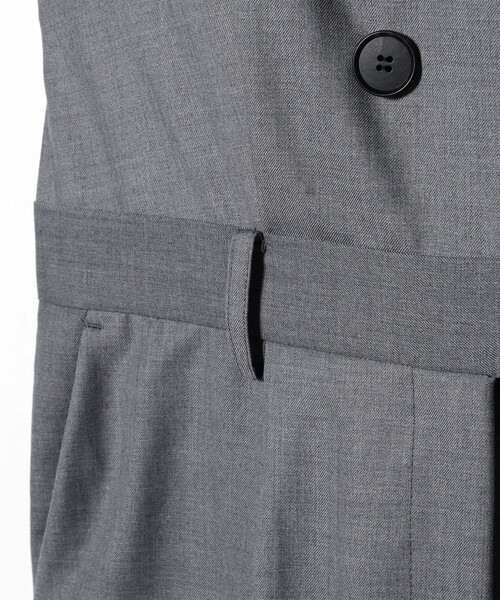 Ray BEAMS(レイビームス)の「スーツ ディテール サロペット(サロペット/オーバーオール・レディース・シルバー/ブラック・0/1)」の10枚目の写真