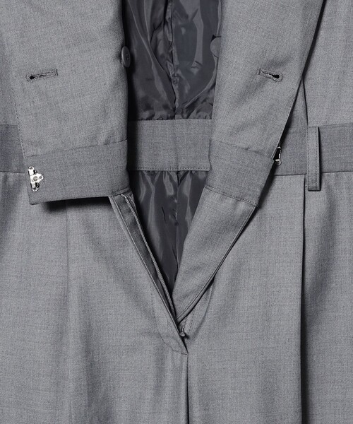 Ray BEAMS(レイビームス)の「スーツ ディテール サロペット(サロペット/オーバーオール・レディース・シルバー/ブラック・0/1)」の14枚目の写真