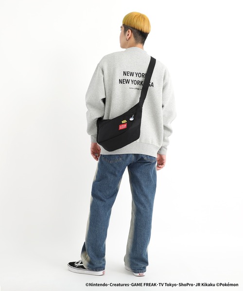 Manhattan Portage(マンハッタンポーテージ)の「DUET SHOULDER BAG Pokemon 25(ショルダーバッグ・メンズ・ブラック・SMALL)」の6枚目の写真