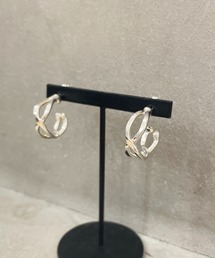 【R】ウェーブフープピアス