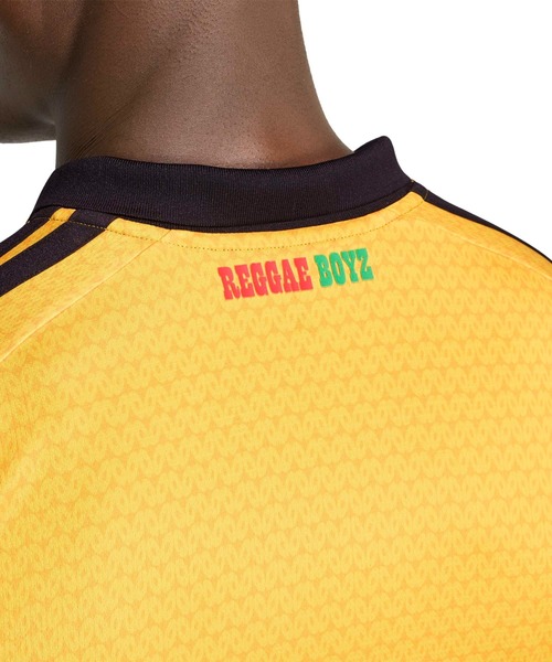 adidas(アディダス)の「adidas JAMAICA 26 X BOB MARLEY HOME JERSEY / アディダス ジャマイカ26 × ボブマーリー ホーム ジャージ(ジャージ・メンズ・ゴールド・M/S/XXL/XL/L)」の6枚目の写真