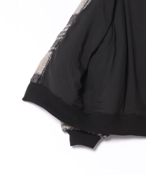 antiqua（アンティカ）の「チェック柄 ボアジャケット（その他アウター・レディース・ブラックミックス・ONESIZE）」の19枚目の写真