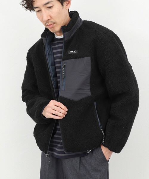 TAION（タイオン）の「【TAION/タイオン】DOWN×BOA REVERSIBLE HI NECK JKT 25AW（ブルゾン・メンズ・ベージュ系その他/ブラック系その他/ブラック/ホワイト系その他2・XXL/M/L/XL）」の3枚目の写真