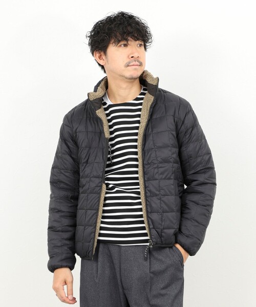 TAION（タイオン）の「【TAION/タイオン】DOWN×BOA REVERSIBLE HI NECK JKT 25AW（ブルゾン・メンズ・ベージュ系その他/ブラック系その他/ブラック/ホワイト系その他2・XXL/M/L/XL）」の6枚目の写真