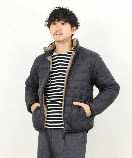 TAION（タイオン）の「【TAION/タイオン】DOWN×BOA REVERSIBLE HI NECK JKT 25AW（ブルゾン・メンズ・ベージュ系その他/ブラック系その他/ブラック/ホワイト系その他2・XXL/M/L/XL）」の7枚目の写真