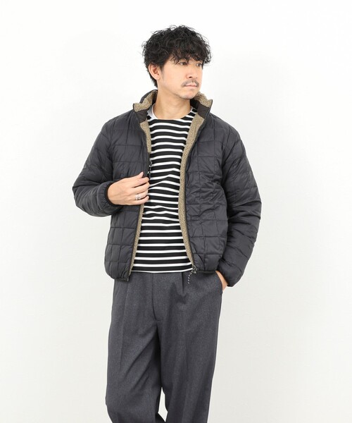 TAION（タイオン）の「【TAION/タイオン】DOWN×BOA REVERSIBLE HI NECK JKT 25AW（ブルゾン・メンズ・ベージュ系その他/ブラック系その他/ブラック/ホワイト系その他2・XXL/M/L/XL）」の10枚目の写真