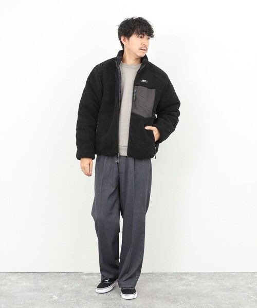 TAION（タイオン）の「【TAION/タイオン】DOWN×BOA REVERSIBLE HI NECK JKT 25AW（ブルゾン・メンズ・ベージュ系その他/ブラック系その他/ブラック/ホワイト系その他2・XXL/M/L/XL）」の21枚目の写真