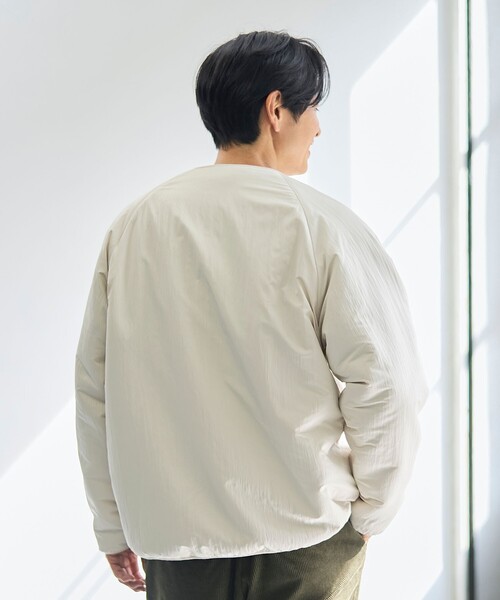 coen(コーエン)の「リバーシブルボアブルゾン(ブルゾン・メンズ・ブラック/オフホワイト/ダークグレー・S/XL/M/L)」の7枚目の写真