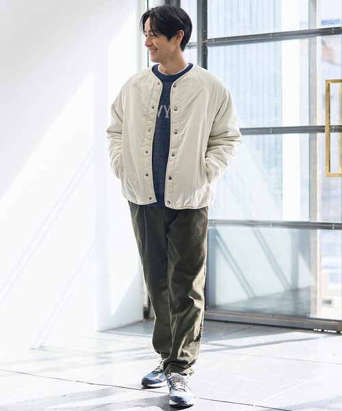 coen(コーエン)の「リバーシブルボアブルゾン(ブルゾン・メンズ・ブラック/オフホワイト/ダークグレー・S/XL/M/L)」の8枚目の写真