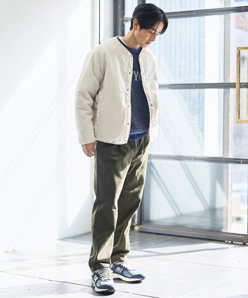 coen(コーエン)の「リバーシブルボアブルゾン(ブルゾン・メンズ・ブラック/オフホワイト/ダークグレー・S/XL/M/L)」の9枚目の写真