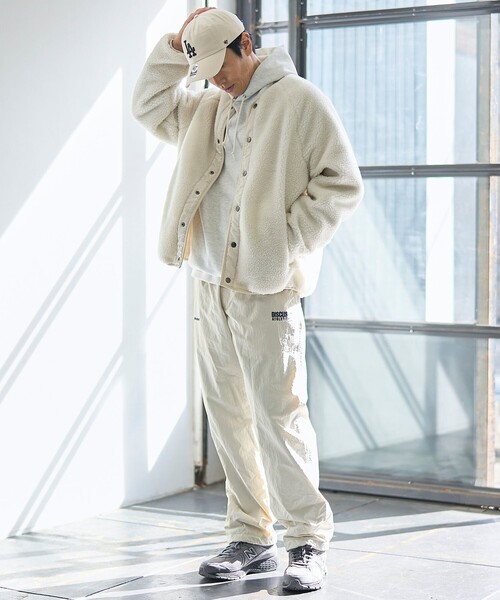 coen(コーエン)の「リバーシブルボアブルゾン(ブルゾン・メンズ・ブラック/オフホワイト/ダークグレー・S/XL/M/L)」の14枚目の写真