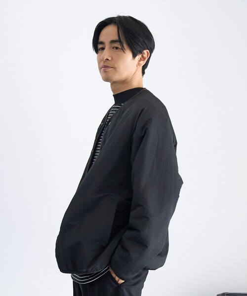 coen(コーエン)の「リバーシブルボアブルゾン(ブルゾン・メンズ・ブラック/オフホワイト/ダークグレー・S/XL/M/L)」の21枚目の写真