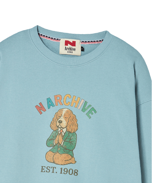 Beyond Closet（-）の「[COLLECTION LINE] ナマステプレッピースウェットシャツティルブルー（スウェット・メンズ・その他・MEDIUM/LARGE）」の4枚目の写真