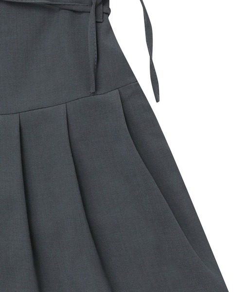 ALAND（エーランド）の「MUCENT／リボンプリーツスカート（スカート・レディース・ブラック/チャコールグレー・FREE）」の13枚目の写真