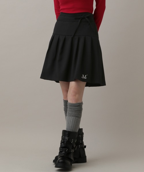 ALAND（エーランド）の「MUCENT／リボンプリーツスカート（スカート・レディース・ブラック/チャコールグレー・FREE）」の18枚目の写真