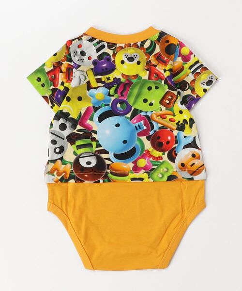 A BATHING APE(アベイシングエイプ)の「3D MILO ALL FRIENDS LAYERED BODYSUIT(ロンパース・キッズ・マルチ・80/70)」の4枚目の写真