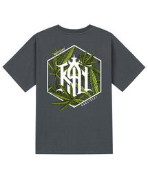 KTG0051 マリファナ 半袖Tシャツ - グレー