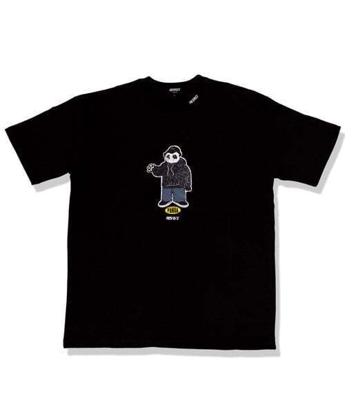 RESPECT(リスペクト)の「パンダベア 半袖Tシャツ (ブラック)(Tシャツ/カットソー・メンズ・その他・LARGE/MEDIUM/X-LARGE)」の1枚目の写真