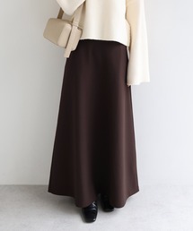 evernavy（エバーネイビー）の「裏起毛ポンチフレアスカート（スカート）」