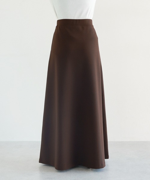 セール】裏起毛ポンチフレアスカート（スカート）｜evernavy（エバー