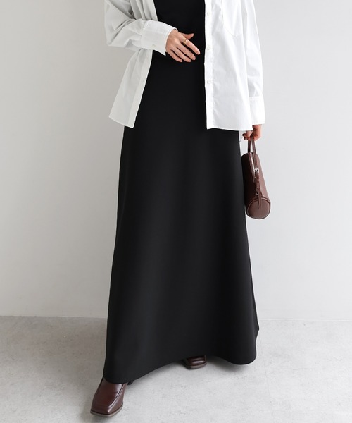 セール】裏起毛ポンチフレアスカート（スカート）｜evernavy（エバー