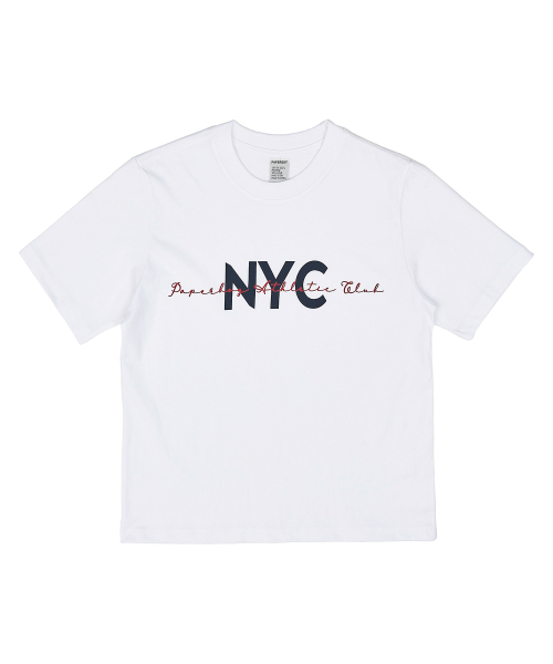 PAPERBOY(ペーパーボーイ)の「ウィメンズアスレチック半袖Tシャツ-ホワイト(Tシャツ/カットソー・レディース・その他・FREE)」の1枚目の写真