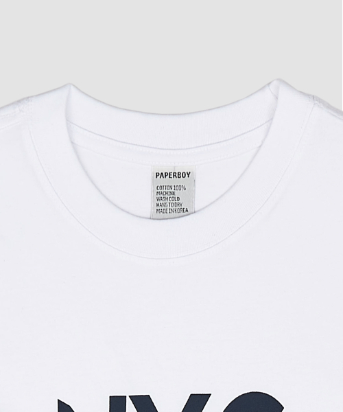 PAPERBOY(ペーパーボーイ)の「ウィメンズアスレチック半袖Tシャツ-ホワイト(Tシャツ/カットソー・レディース・その他・FREE)」の2枚目の写真