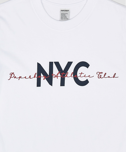 PAPERBOY(ペーパーボーイ)の「ウィメンズアスレチック半袖Tシャツ-ホワイト(Tシャツ/カットソー・レディース・その他・FREE)」の3枚目の写真