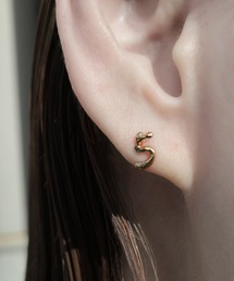 【SILVER925】ノーム ナンバリング ピアス (1P) / norme numbering pierce (1P)