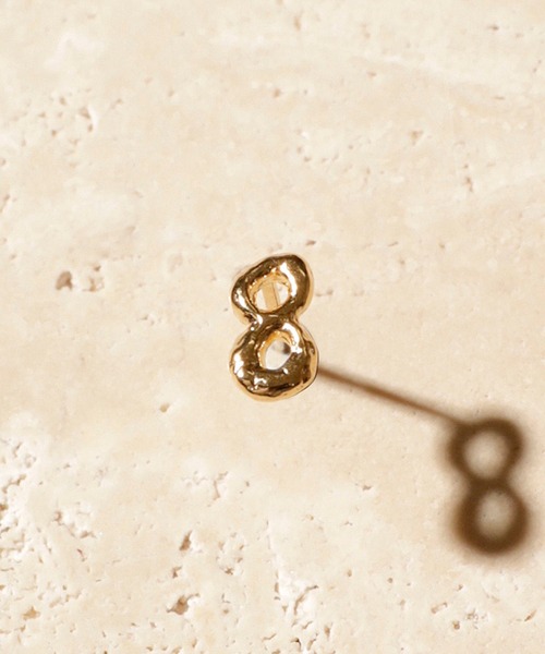norme(ノーム)の「【SILVER925】ノーム ナンバリング ピアス (1P) / norme numbering pierce (1P)(ピアス(片耳用)・レディース・ゴールド系9/ゴールド系4/ゴールド系2/ゴールド系3/ゴールド系1/ゴールド系8/ゴールド系7/ゴールド系6/ゴールド系5・FREE)」の8枚目の写真
