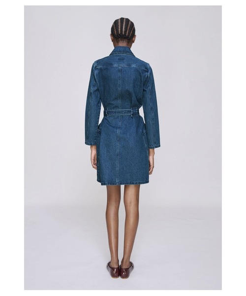 A.P.C.（アーペーセー）の「ROBE WINTER（ワンピース・レディース・インディゴブルー・34/36）」の3枚目の写真