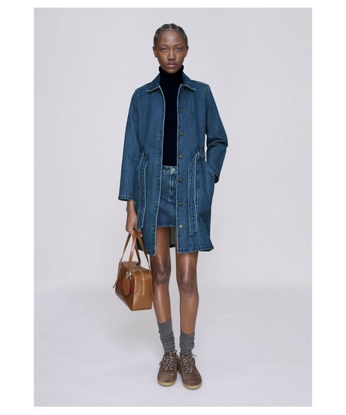 A.P.C.（アーペーセー）の「ROBE WINTER（ワンピース・レディース・インディゴブルー・34/36）」の5枚目の写真