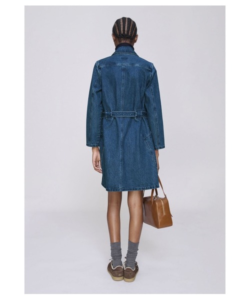 A.P.C.（アーペーセー）の「ROBE WINTER（ワンピース・レディース・インディゴブルー・34/36）」の6枚目の写真