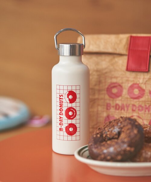 BIRTHDAY BAR（バースデイバー）の「≪BIRTHDAY BARオリジナル≫【B-DAY DONUTS】ドーナッツステンレスボトル（水筒・レディース・ホワイト・0）」の5枚目の写真