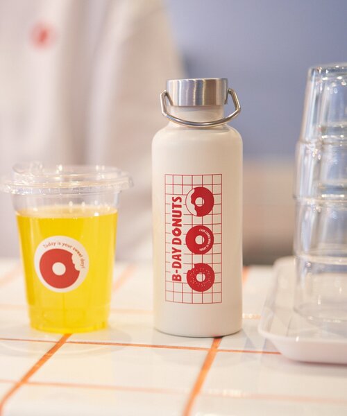 BIRTHDAY BAR（バースデイバー）の「≪BIRTHDAY BARオリジナル≫【B-DAY DONUTS】ドーナッツステンレスボトル（水筒・レディース・ホワイト・0）」の7枚目の写真