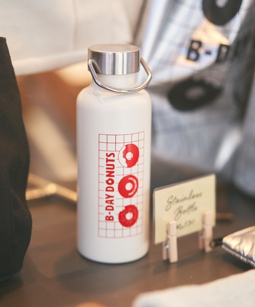 BIRTHDAY BAR（バースデイバー）の「≪BIRTHDAY BARオリジナル≫【B-DAY DONUTS】ドーナッツステンレスボトル（水筒・レディース・ホワイト・0）」の6枚目の写真