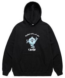 FUZZY HOODIE BLACK(CV2CSUM403A)