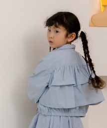 MAKE YOUR DAY | ティアードフリルナイロンブルソン■80～140cm(ナイロンジャケット)