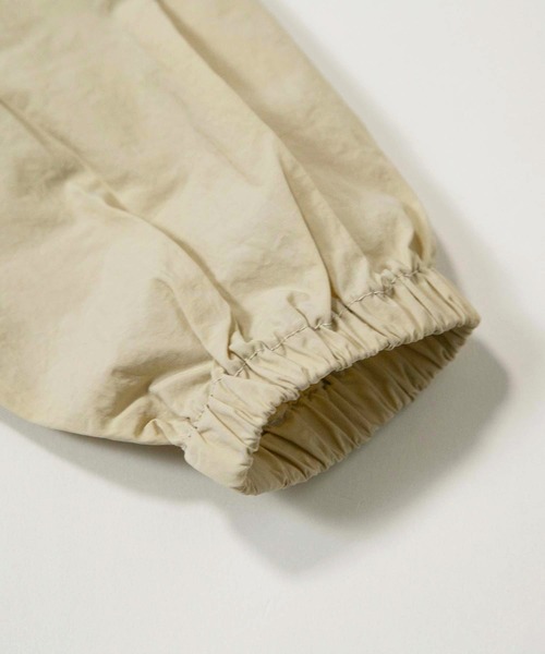 MAKE YOUR DAY（メイクユアデイ）の「ティアードフリルナイロンブルソン■80～140cm（ナイロンジャケット・キッズ・サーモンピンク/ベージュ/サックスブルー・80/90/100/110/120/130/140）」の18枚目の写真