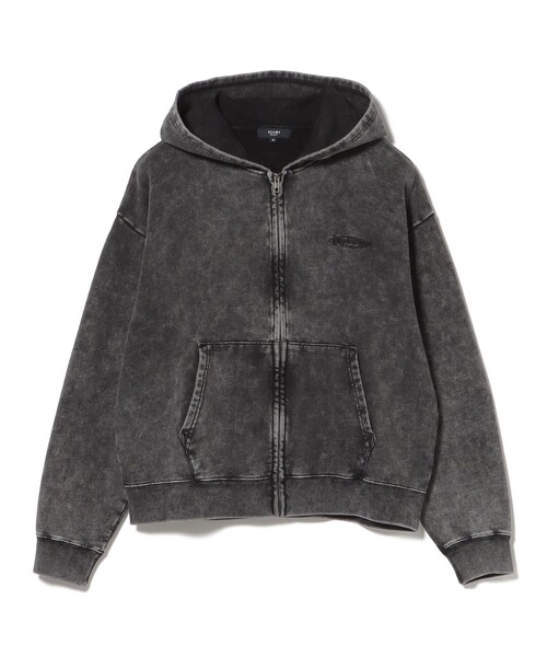 BEAMS HEART(ビームスハート)の「フェード エンブレム ジップ パーカー【ユニセックス】(パーカー・メンズ・ブラック/ブラウン・LARGE/MEDIUM/SMALL)」の14枚目の写真