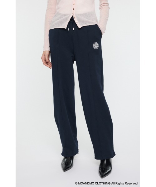 MOUSSY(マウジー)の「MOANDMO スウェットパンツ(スウェットパンツ・レディース・杢グレー/ネイビー・1/2)」の6枚目の写真